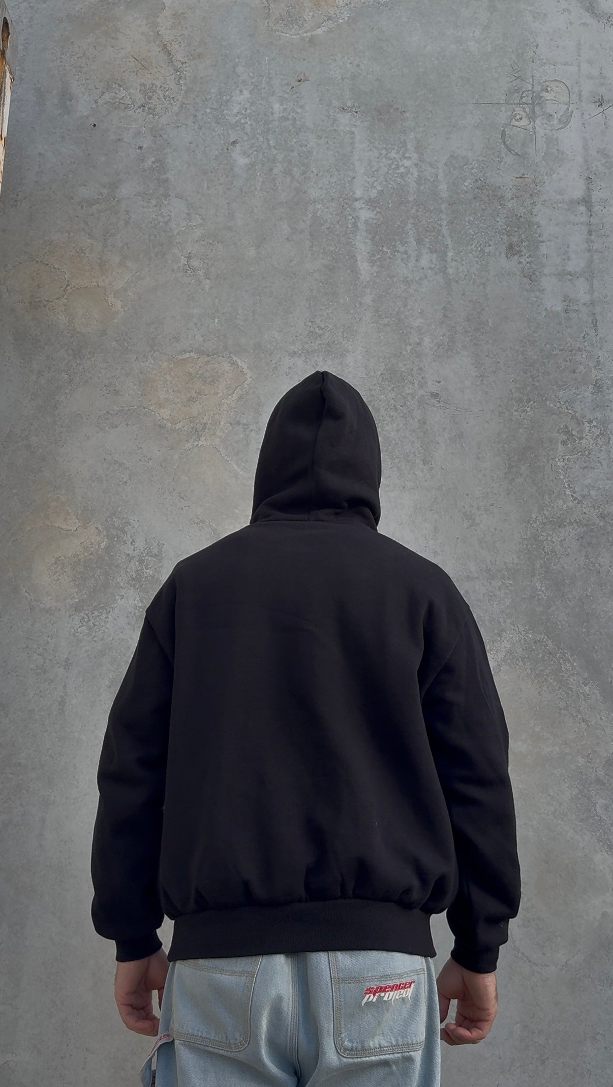 Established Hoodie Black/Charcoal