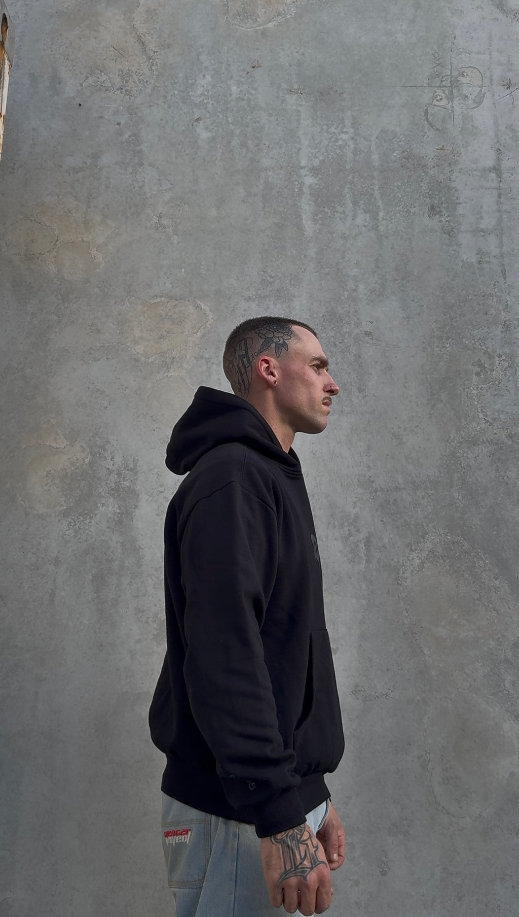 Established Hoodie Black/Charcoal