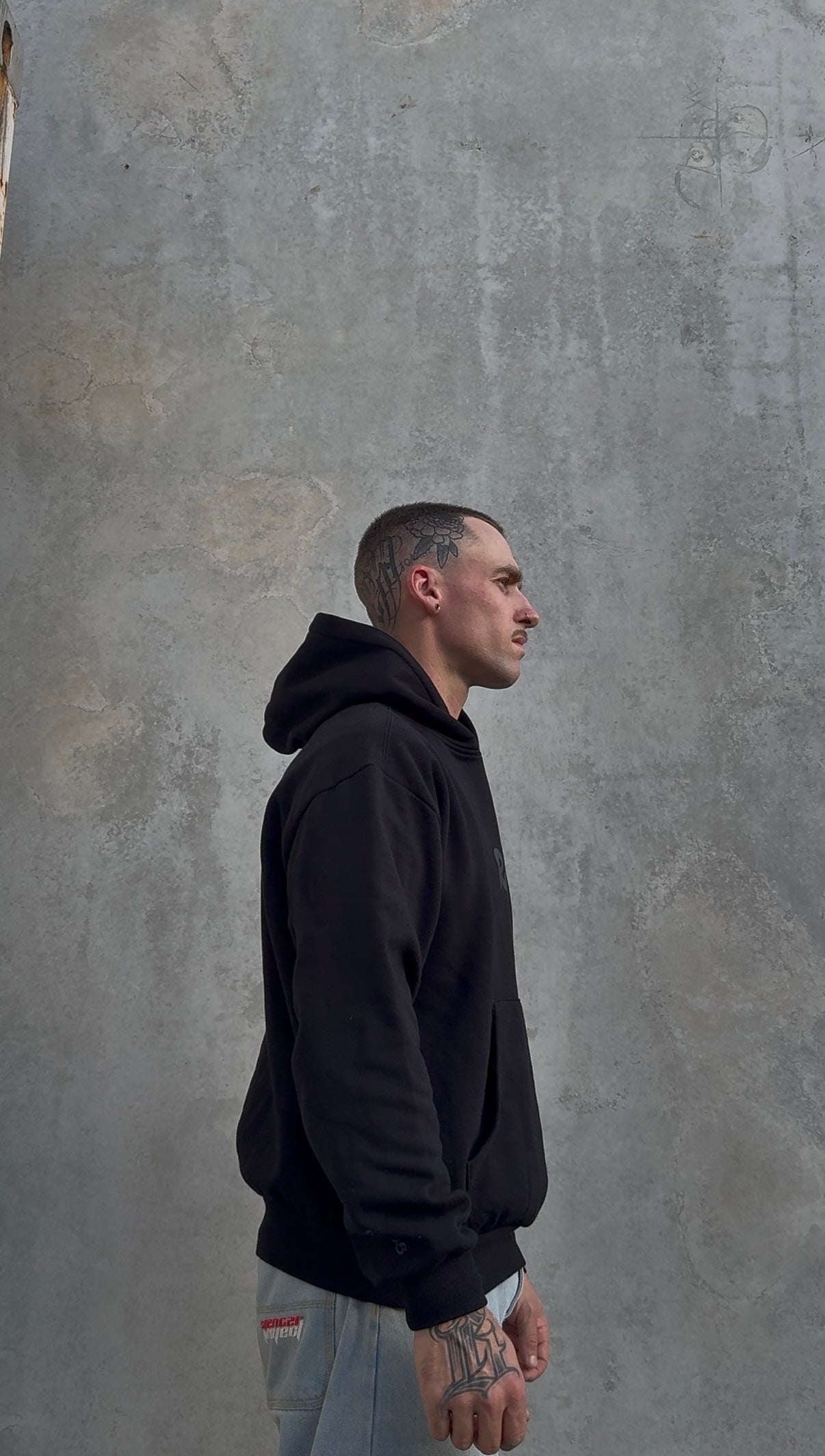 Established Hoodie Black/Charcoal
